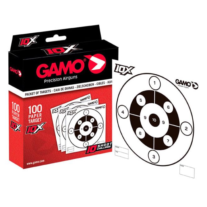 Hovedbilde Luftgeværskive Gamo 10x Shoot challenge ...